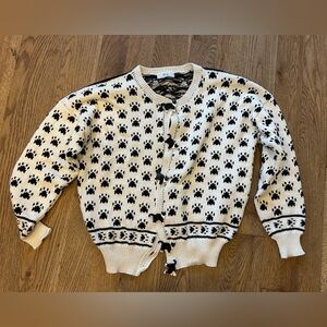 Vintage dia North of Boston Cardigan cats like new